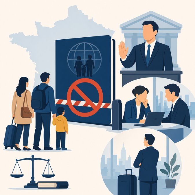 Le ministre français envisage un gel de trois ans des visas de regroupement familial