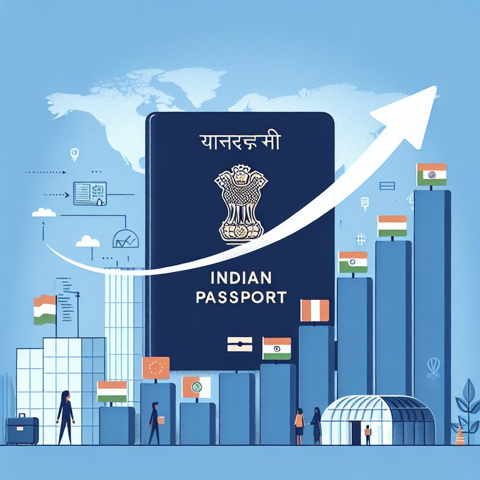 Indian passport jumps 10 places to 75th in the Henley Index, unlocking 56 visa-free or VOA destinations