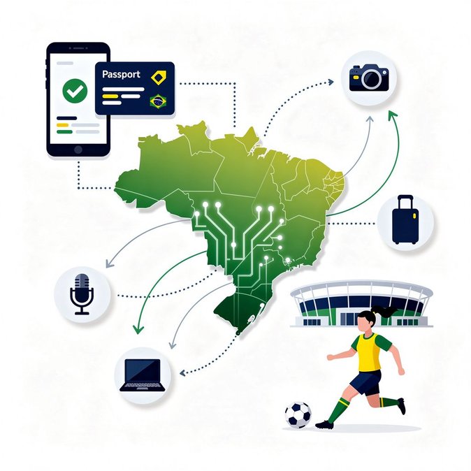 البرازيل تُفعّل نظام التأشيرة المبسطة لكأس العالم مع دخول الباب الثامن من القانون رقم 15.421 حيز التنفيذ