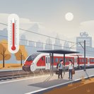 Canicule historique perturbe le réseau ferroviaire suisse et complique les déplacements des voyageurs