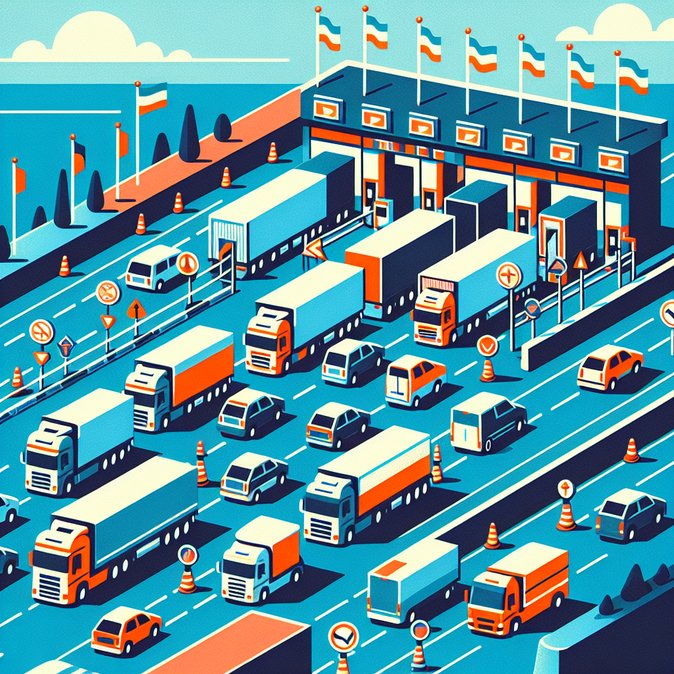 Over 4,000 Trucks Stuck at Polish–Ukrainian Border as Carrier Blockade Drags On