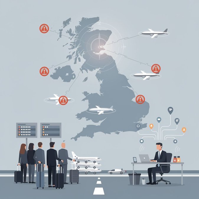 Second Air-Traffic-Control Glitch in Two Weeks Grounds Hundreds of UK Flights