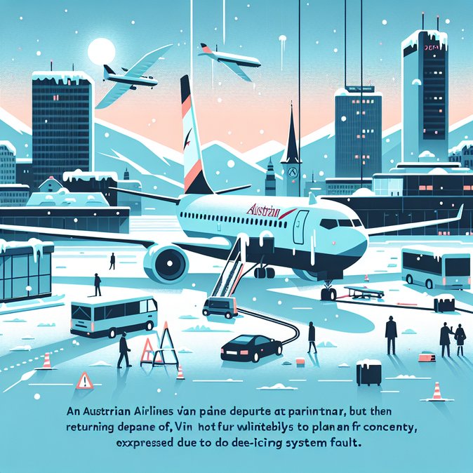 De-icing Fault Forces Austrian Airlines Flight OS639 Back to Vienna