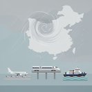 Typhoon Dolphin Disrupts Air, Sea and Rail Links Across Eastern China