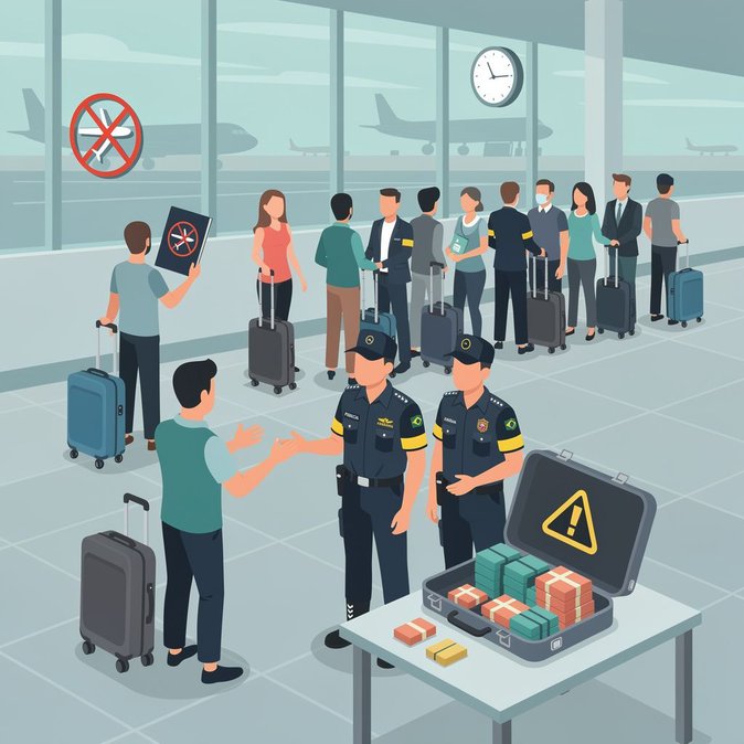 41 kg de drogue et faux passeports saisis lors d'une opération coup de poing à l'aéroport de São Paulo-Guarulhos en une seule journée