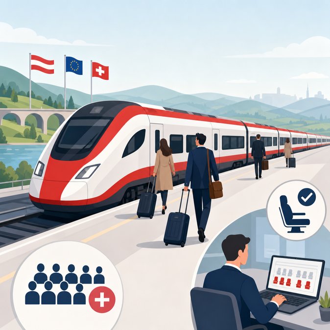 ÖBB runs special holiday timetable today: 23 extra trains and 13,500 additional seats to keep Austria’s corridors moving