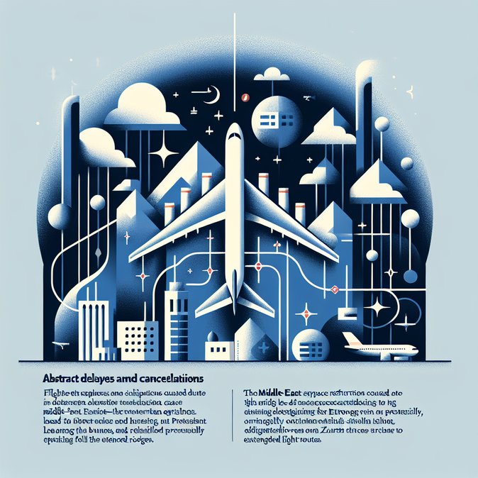 Middle-East airspace closures trigger 190 cancellations and 821 delays across Europe, hitting Swiss connections