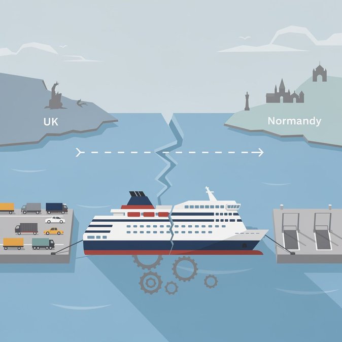 Brittany Ferries Ends Portsmouth–Le Havre Route a Week Early After Ship Fault