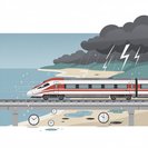 Rail services in Calabria to be reduced on 10 October amid severe-weather alert