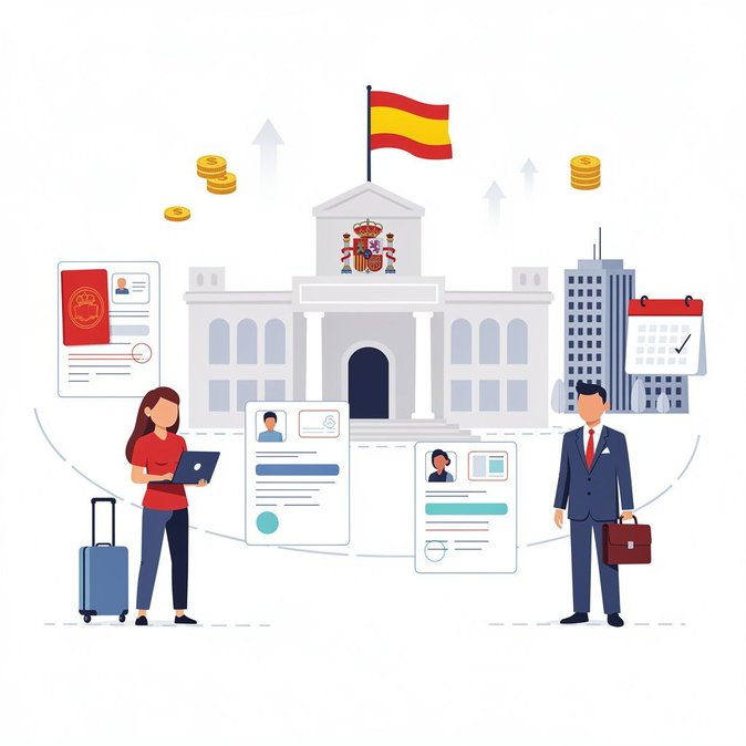 New fee table for Spanish immigration procedures enters into force