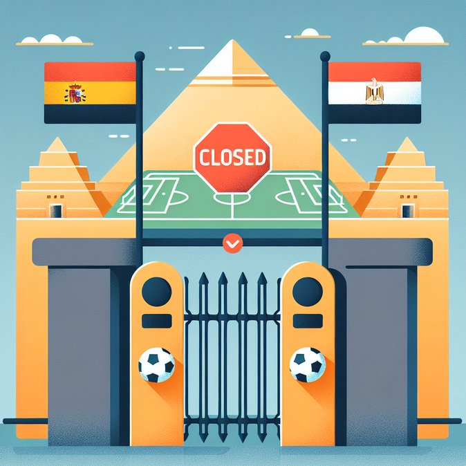 签证难题威胁3月31日埃及与西班牙足球友谊赛举办