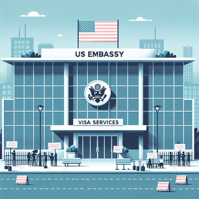 US Embassy Abuja Closes Routine Services Amid Protest Fears, Pushes Visa Appointments to March 9