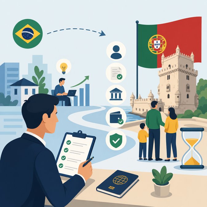 Portugal’s D2 Entrepreneur Visa: New Step-by-Step Playbook For Brazilians