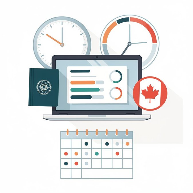 IRCC Data Show Visitor-Visa Processing for Indians Stable at 30 Days, Work Permits at 11 Weeks