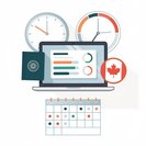 IRCC Data Show Visitor-Visa Processing for Indians Stable at 30 Days, Work Permits at 11 Weeks