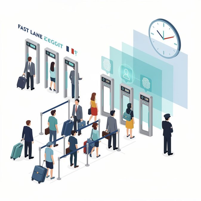 Frontex Warns EES Biometric Queues Could Last Two Years at French Borders