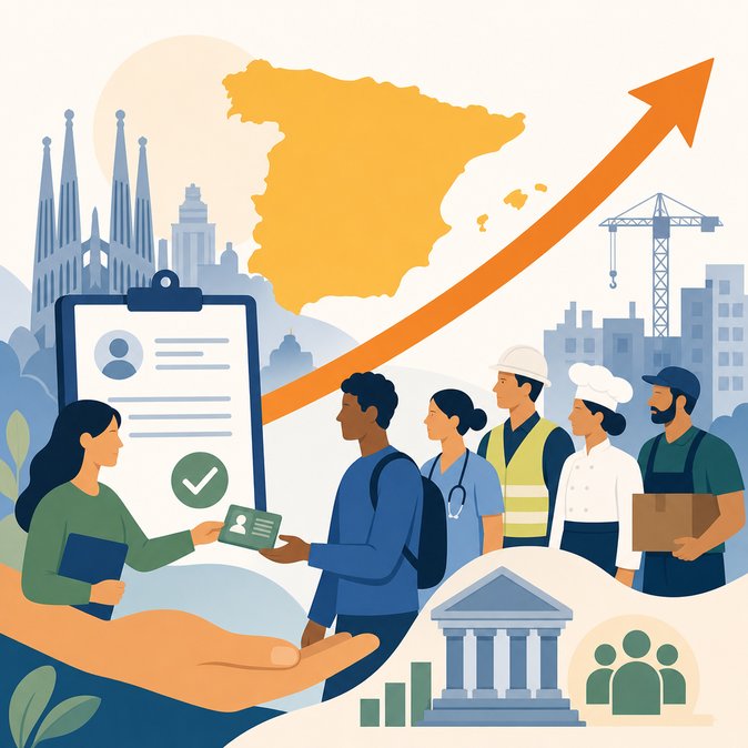 Residency and Work Permit Applications in Spain Surge 32 % Year-on-Year