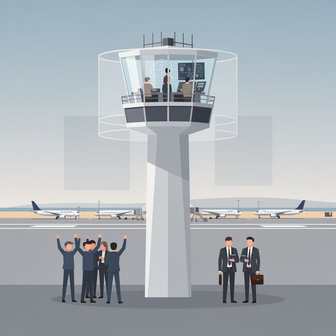La grève des tours de contrôle dans neuf aéroports espagnols se poursuit malgré l'ordre de service minimum à 100 %