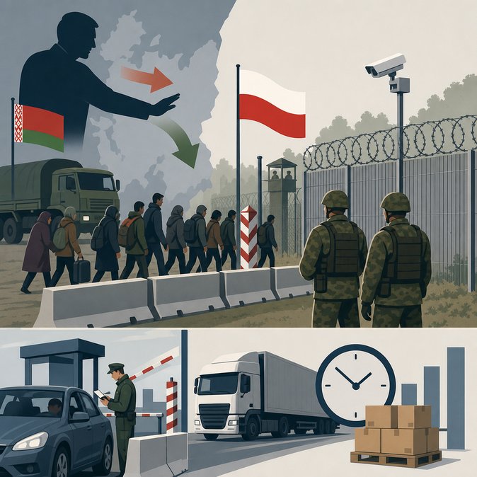 Polish officials warn NATO that Russia and Belarus are ‘weaponising’ migration at the Polish-Belarusian frontier
