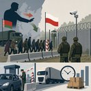 Polish officials warn NATO that Russia and Belarus are ‘weaponising’ migration at the Polish-Belarusian frontier