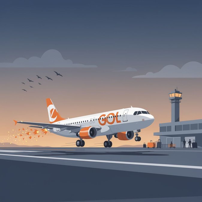 Bird-strike forces GOL Boeing 737 to return to Recife; no injuries reported