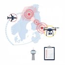 L'autorité aéronautique finlandaise instaure des zones restreintes temporaires et des zones de danger pour les activités militaires et de drones prévues le 7 octobre
