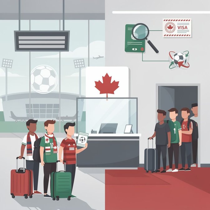 Visitantes de la Copa Mundial presentan 175 solicitudes de asilo en Canadá; 25 ghaneses entre los solicitantes