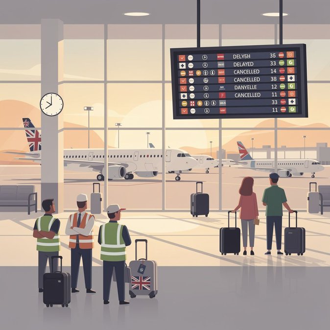 Aviapartner ground-handling strike resumes at Brussels Airport, posing transit risk for UK flights