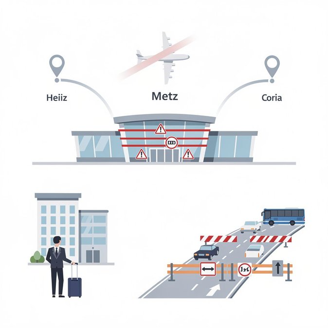 L’aéroport Metz-Nancy-Lorraine fermé au trafic commercial du 26 au 29 septembre pour la messe papale : les passagers redirigés vers Luxembourg et Strasbourg