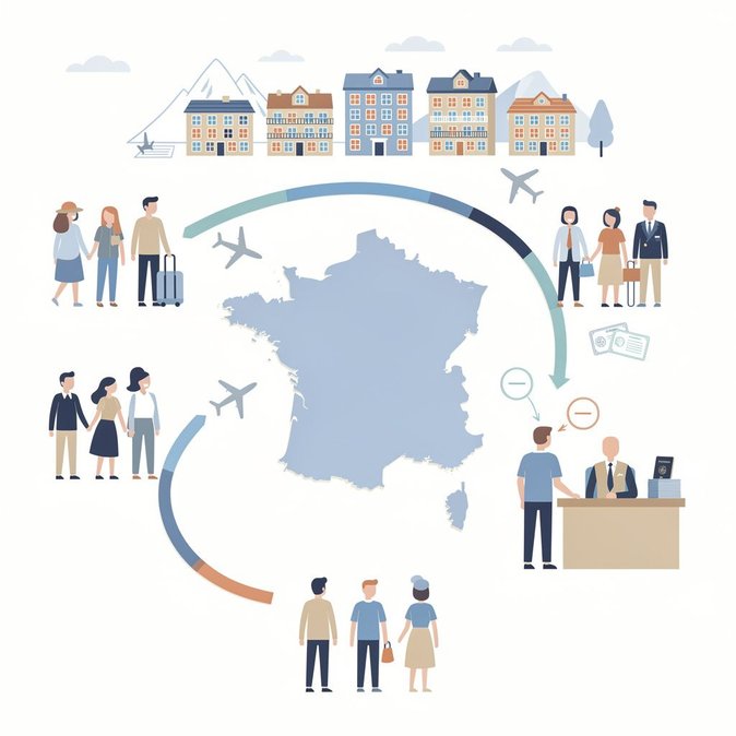 Record Foreign Visitor Surge Sets New High as Domestic French Tourism Softens