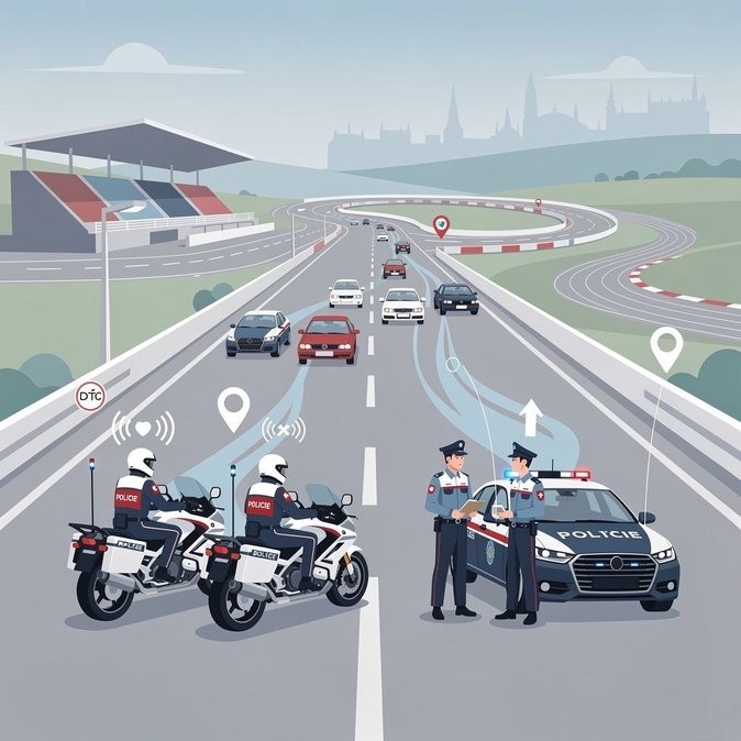 L'Autriche déploie des motards de la police pour renforcer la gestion de la foule au Grand Prix de Formule 1 du Hungaroring