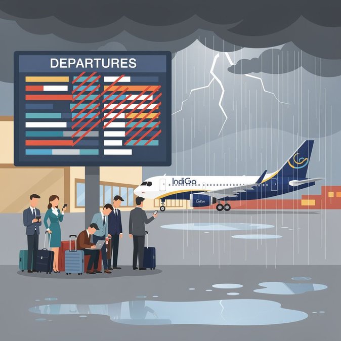 IndiGo cancels 24 flights at Ranchi amid adverse weather