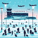 El frío extremo paraliza todos los vuelos en el aeropuerto de Kittilä, dejando varados a miles en la Laponia finlandesa