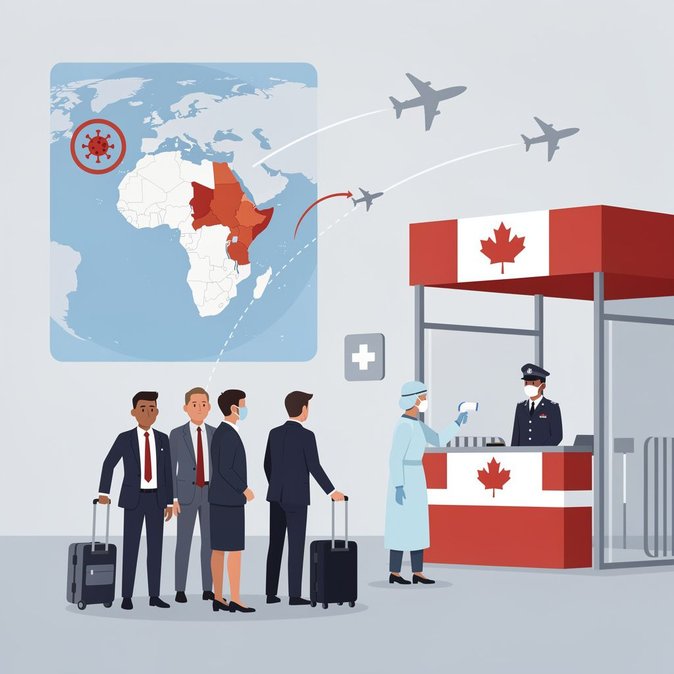Canadá prohíbe la entrada a viajeros recientes de RDC como medida preventiva contra el ébola