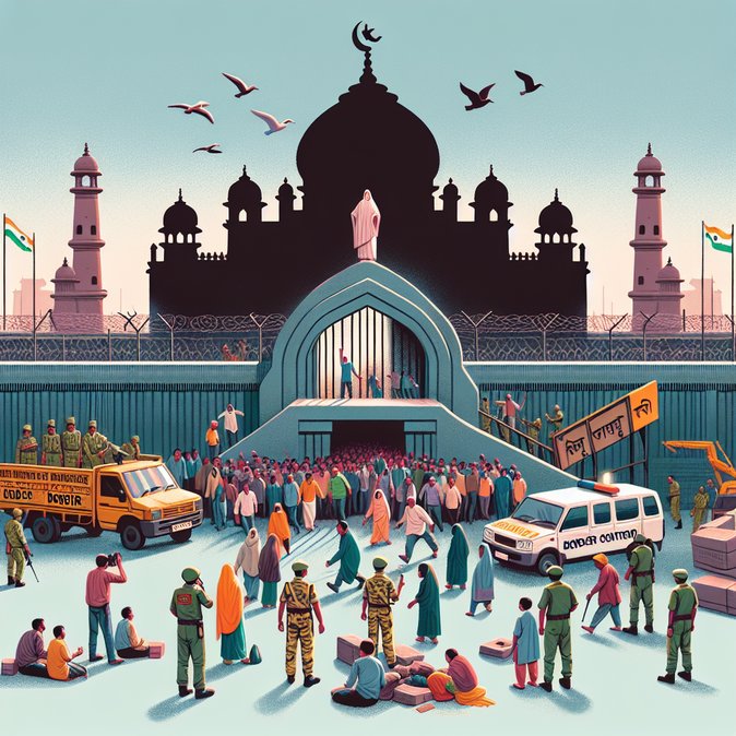 BSF detains 55 Bangladeshis trying to re-enter amid new Status Identification Report (SIR) fears