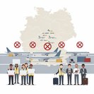 Nation-wide Airport Strike Threatens to Ground 2,000 Flights on Monday