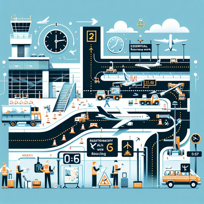 مطار وارسو شوبان يغلق ليلاً في 19-20 أبريل لأعمال صيانة المدرج