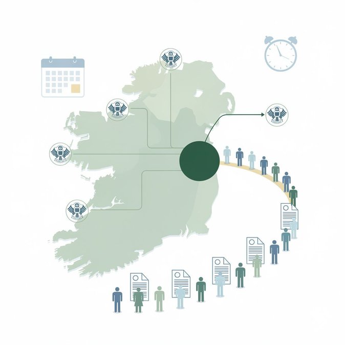Irish Immigration Centralises All Visa Decisions in Dublin—New Tables Published