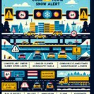 Belgian Meteorological Institute Issues Code-Yellow Snow Alert; Federal Police Step Up Road and Border Checks