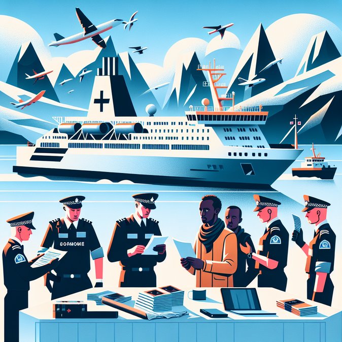 Federal Police Thwart Illegal Ferry Entry in Rostock Amid Heightened Port Checks