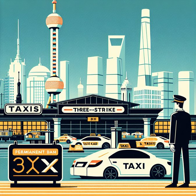 Shanghai Airports to Blacklist Taxi Drivers After Surge in Passenger Complaints