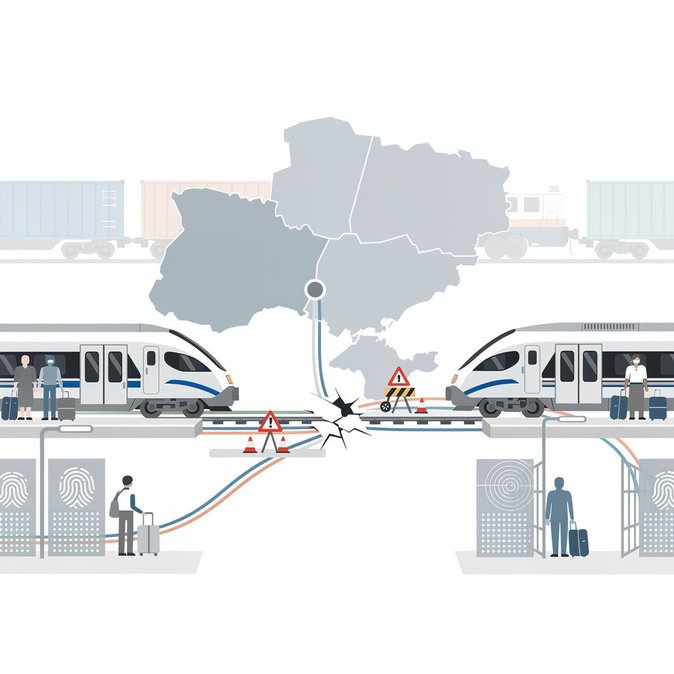 Ukraine suspends cross-border trains at Chop, disrupting Czech–Slovak rail corridor