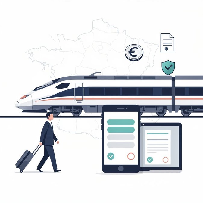 شركة السكك الحديدية الفرنسية SNCF تطبق الفوترة الإلكترونية الإلزامية للمسافرين التجاريين بدءًا من 15 سبتمبر