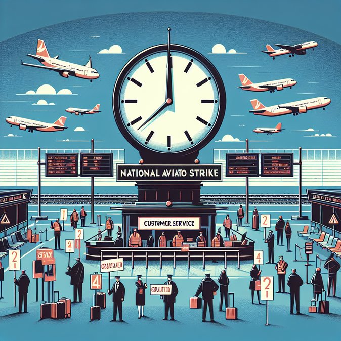 Nationwide Aviation Strike Grounds 300 Flights across Italy