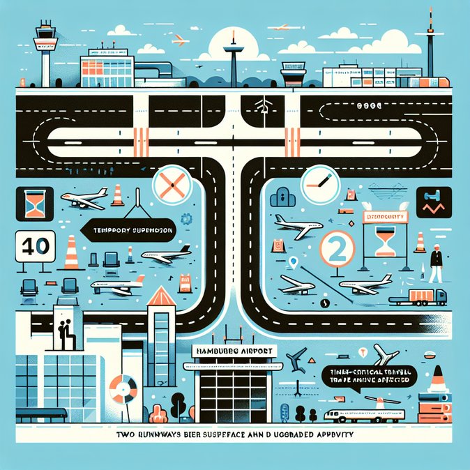Hamburg Airport schedules runway closures for summer 2026 maintenance
