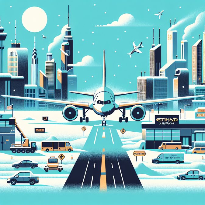 Etihad suspends New York and Washington services as severe weather shutters U-S airports