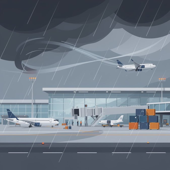 L'aéroport international de Hong Kong annule plus de 150 vols et active le plan d'urgence « Typhon Deck »