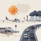 Heatwave and Storm Warnings of 19 June Disrupt Domestic Connections and Business Travel