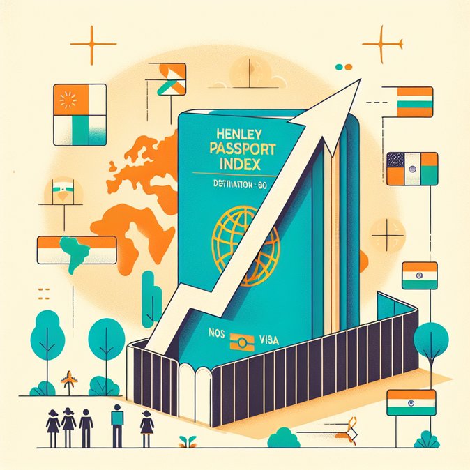 Indian passport strengthens: Henley Index 2026 lifts India to 80th, allowing visa-free entry to 55 destinations
