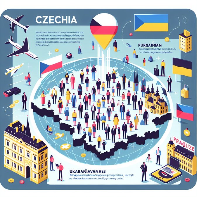 Czech Republic Tops 1.1 Million Foreign Residents as Ukrainian Protection Scheme Expands